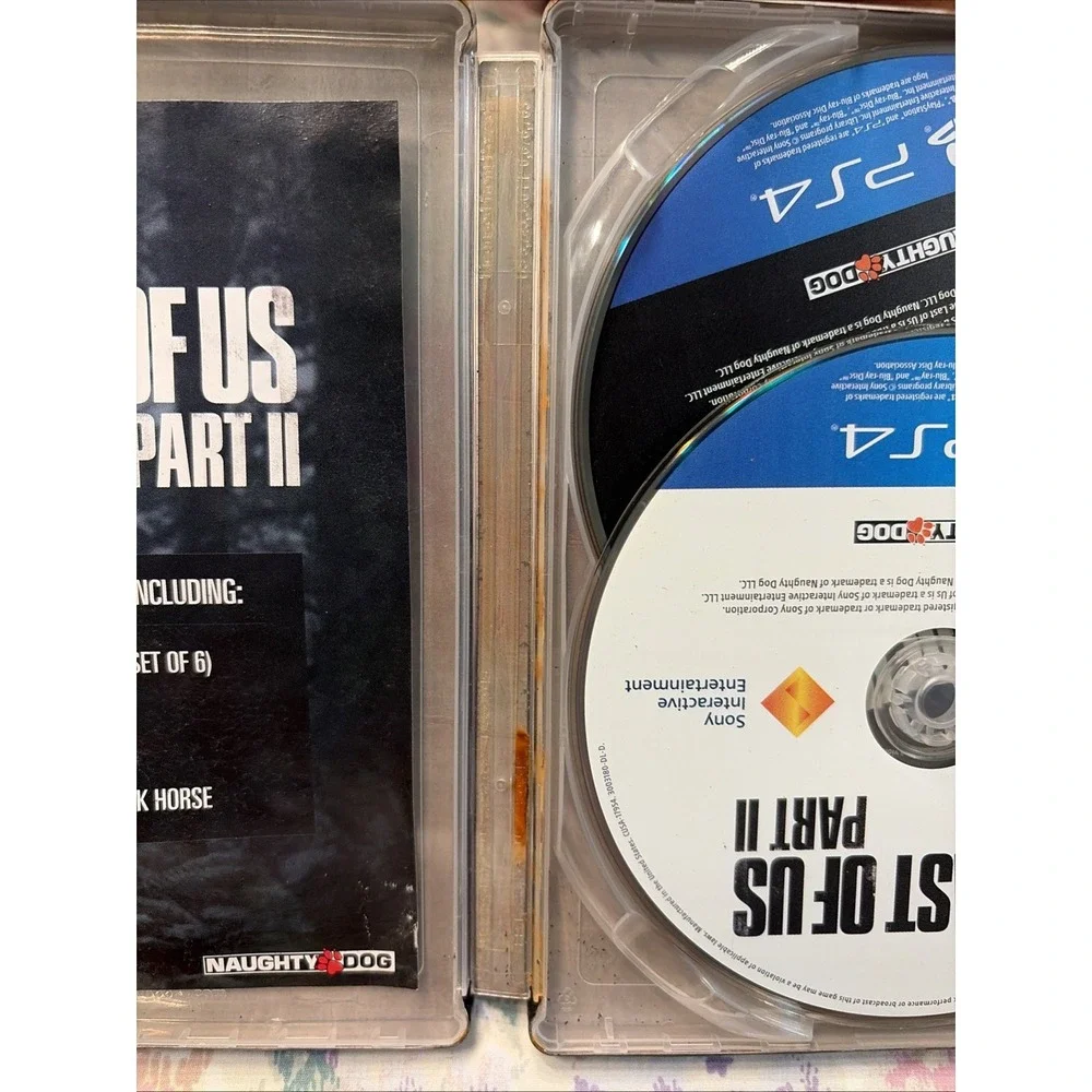 The Last Of Us Part II 2 Collector's Edition Steelbook Case Ps4 Game Ellie Abby